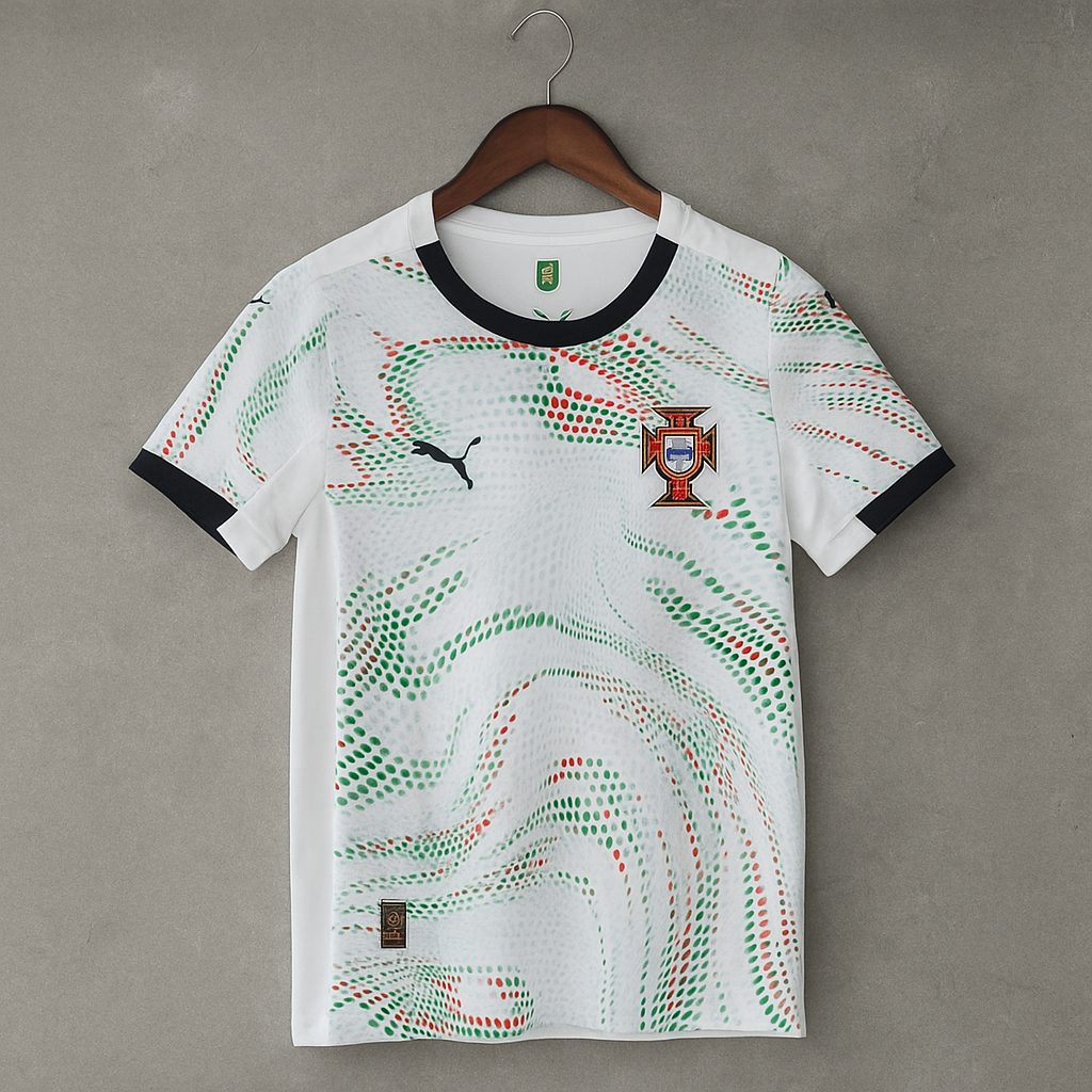 Portugal Away Jersey 2025.(Embroidery)