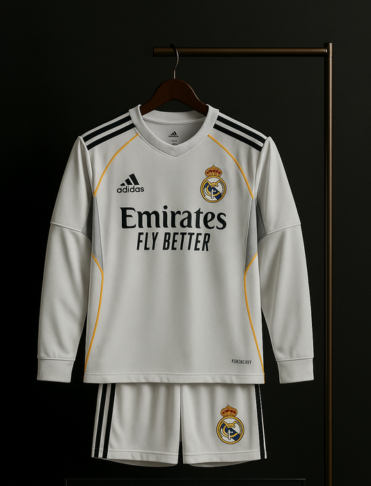 Real Madrid Home Jersey kit Premium Edition. (Embroidery)