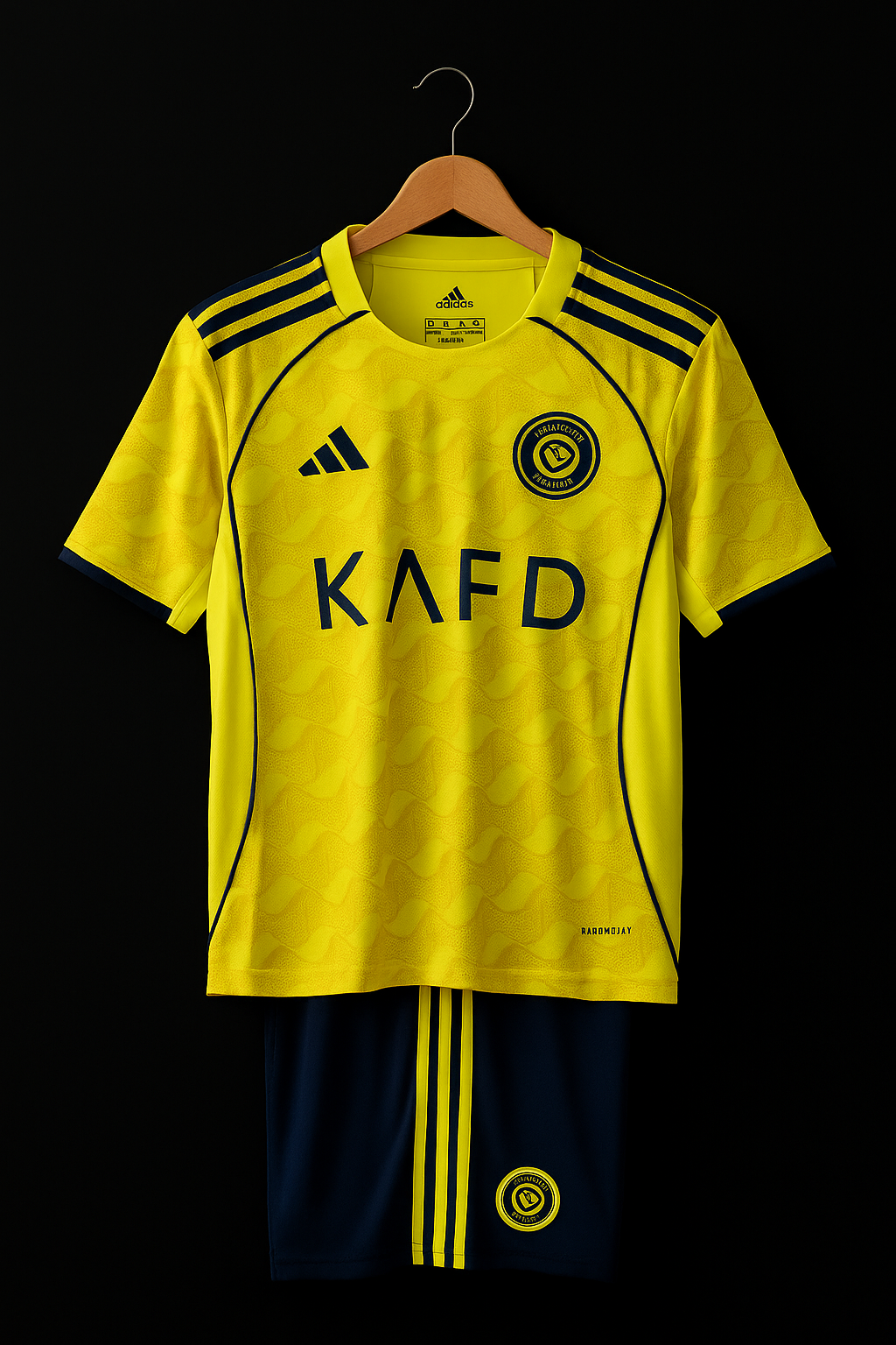 Al Nassr Vibrant Yellow Edition Jersey Kit. (Embroidery)