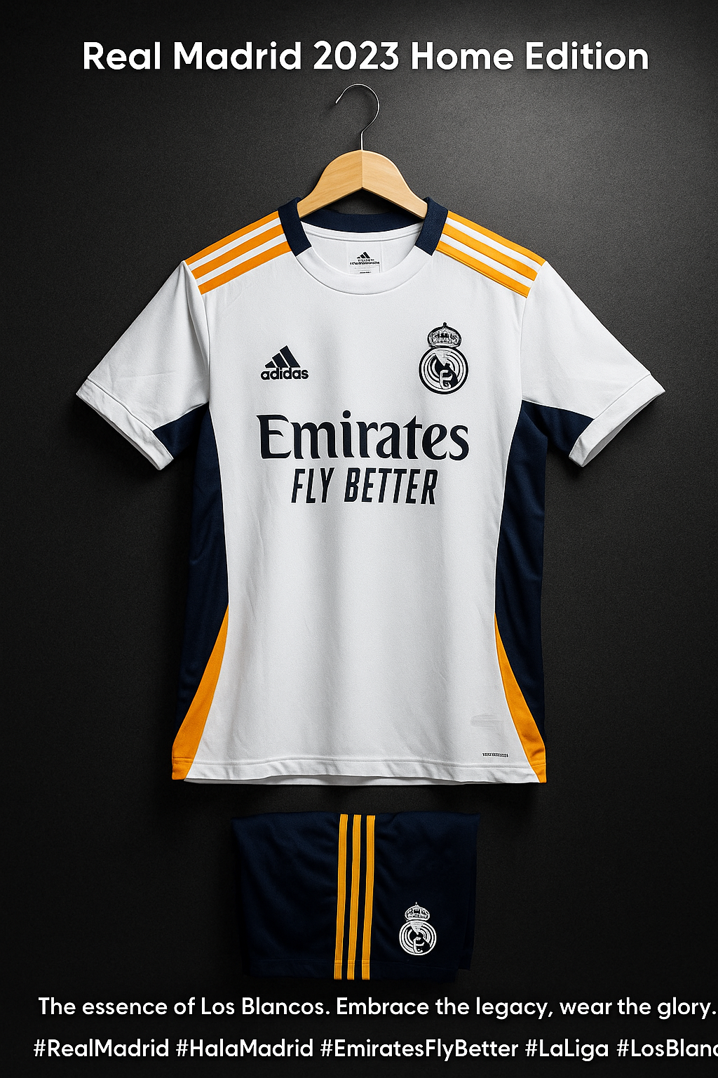 Real Madrid 2025 Home Edition Jersey Kit. (Embroidery)