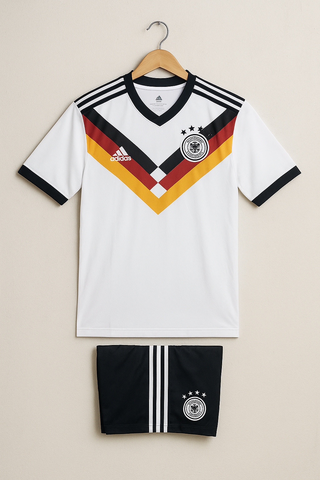 Germany 2024 Retro Home Kit.(Embroidery)