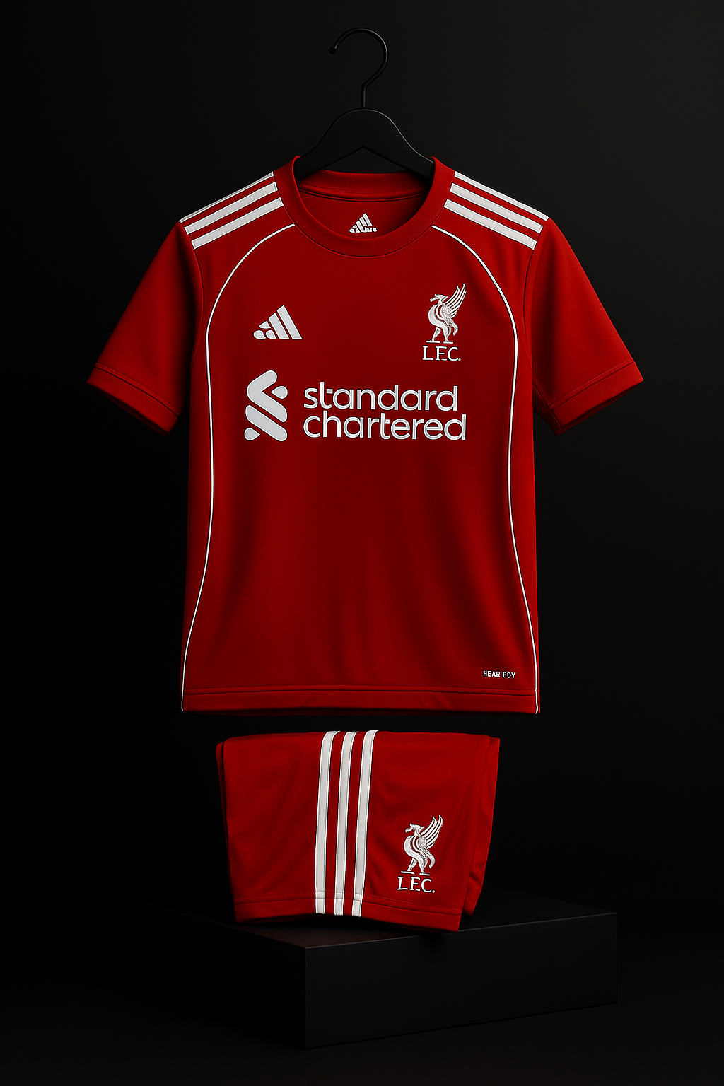 Liverpool Home Jersey kit (Red Edition) "Standard chartered"(Embriodery)