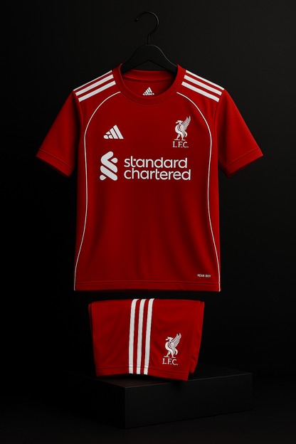 Liverpool Home Jersey kit (Red Edition) "Standard chartered"(Embriodery)