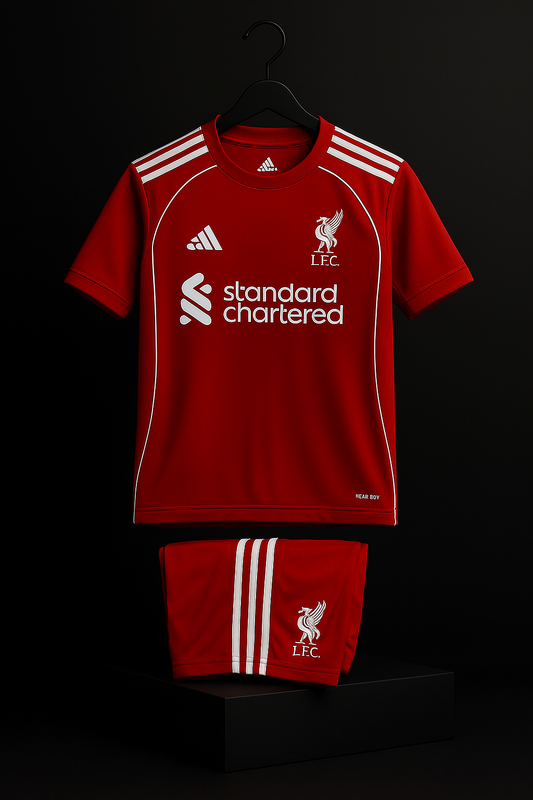 Liverpool Home Jersey kit (Red Edition) "Standard chartered"(Embriodery)