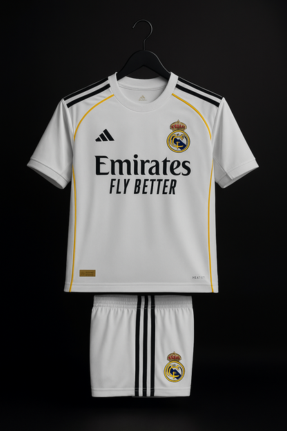 Real Madrid Home Jersey Kit 2023/24 Emirates fly better (Embriodery)
