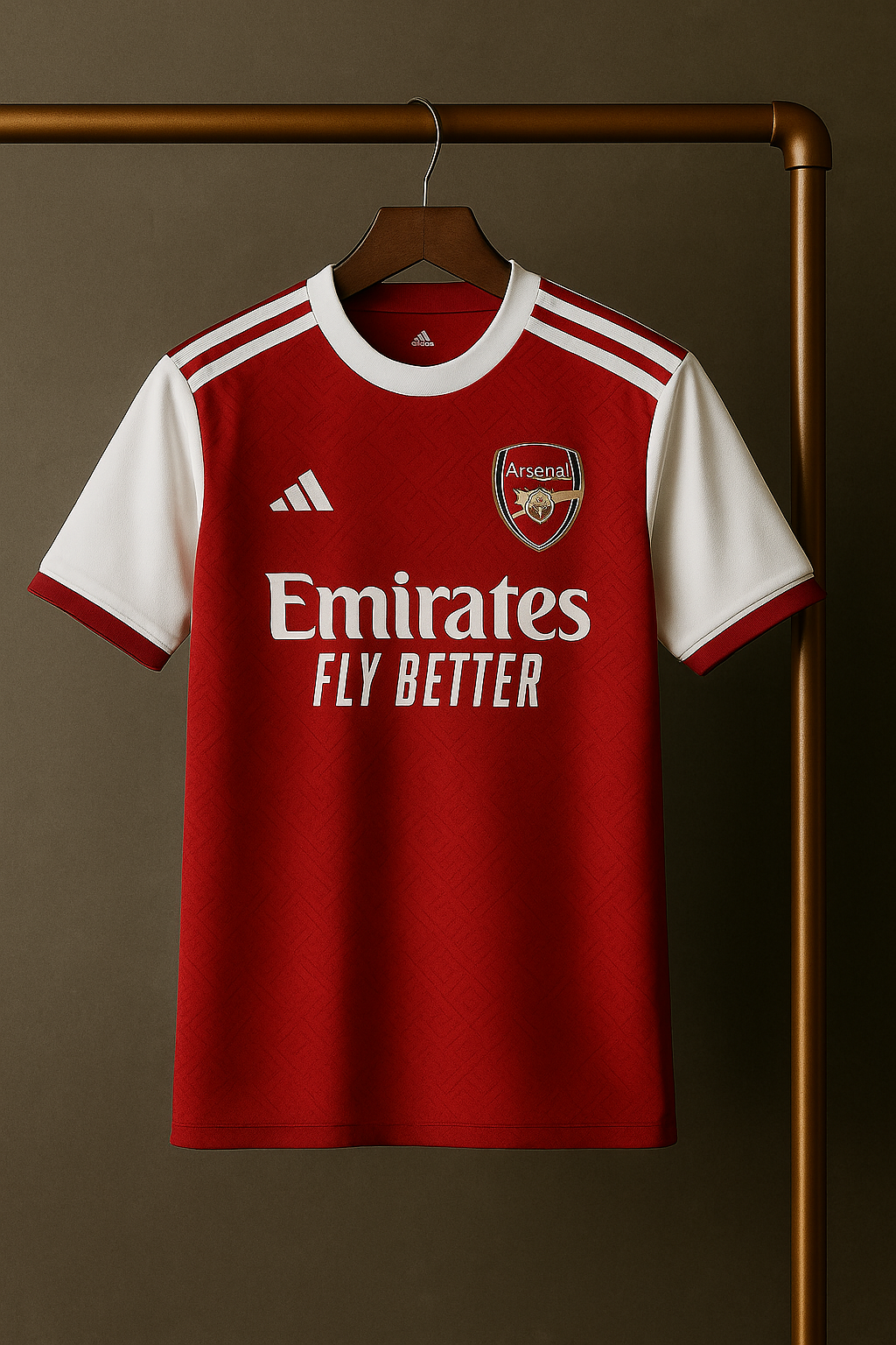 Arsenal Home Jersey 2023/24.(Embroidery)