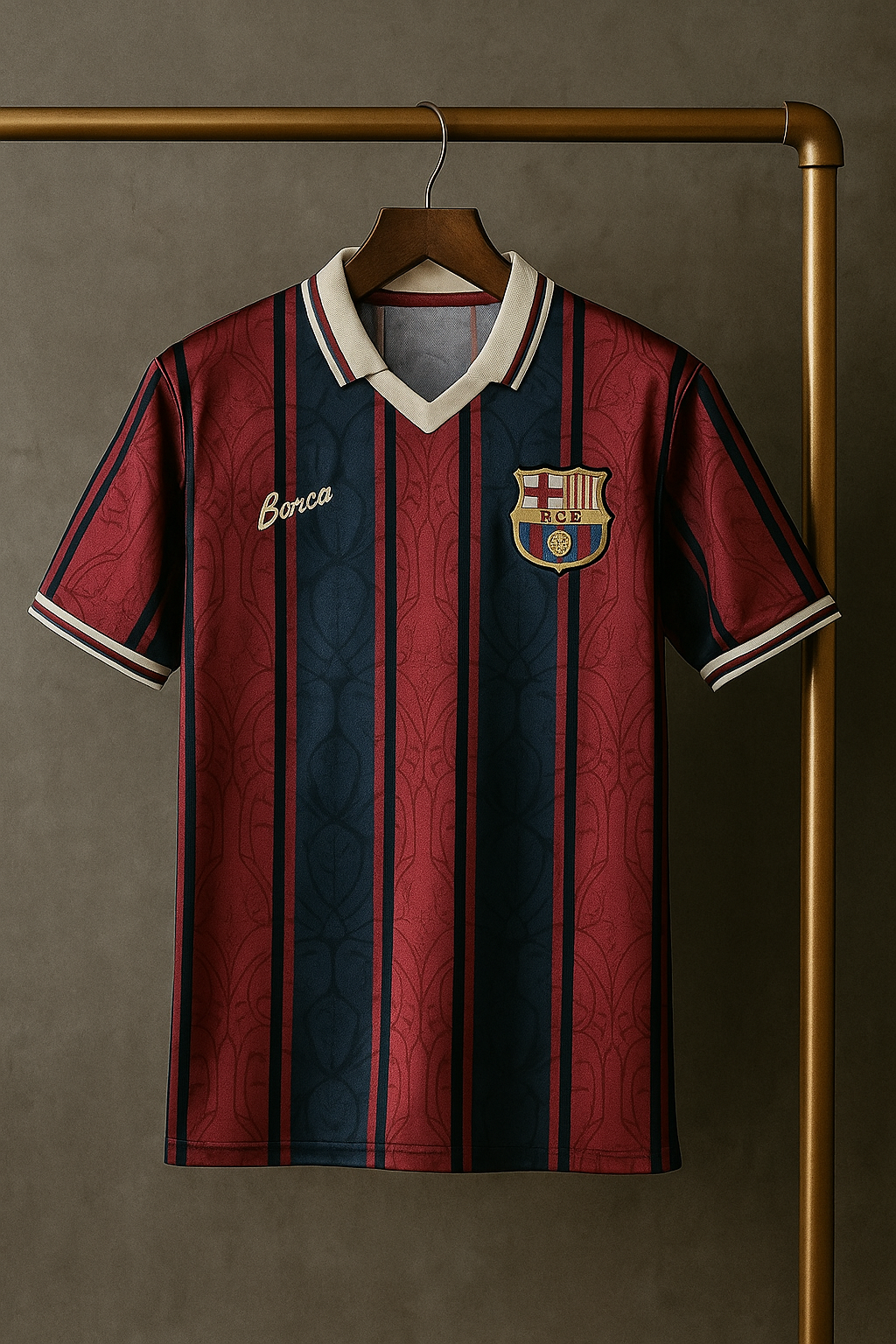 FC Barcelona Retro Classic Jersey.(Embroidery)