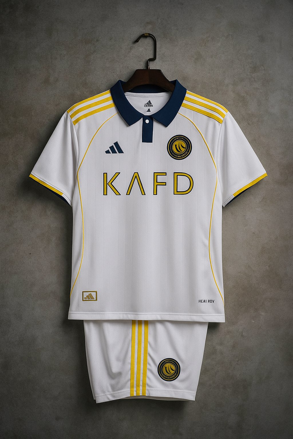Al Nassr 2025/26 Home Kit Jersey. (Embroidery)