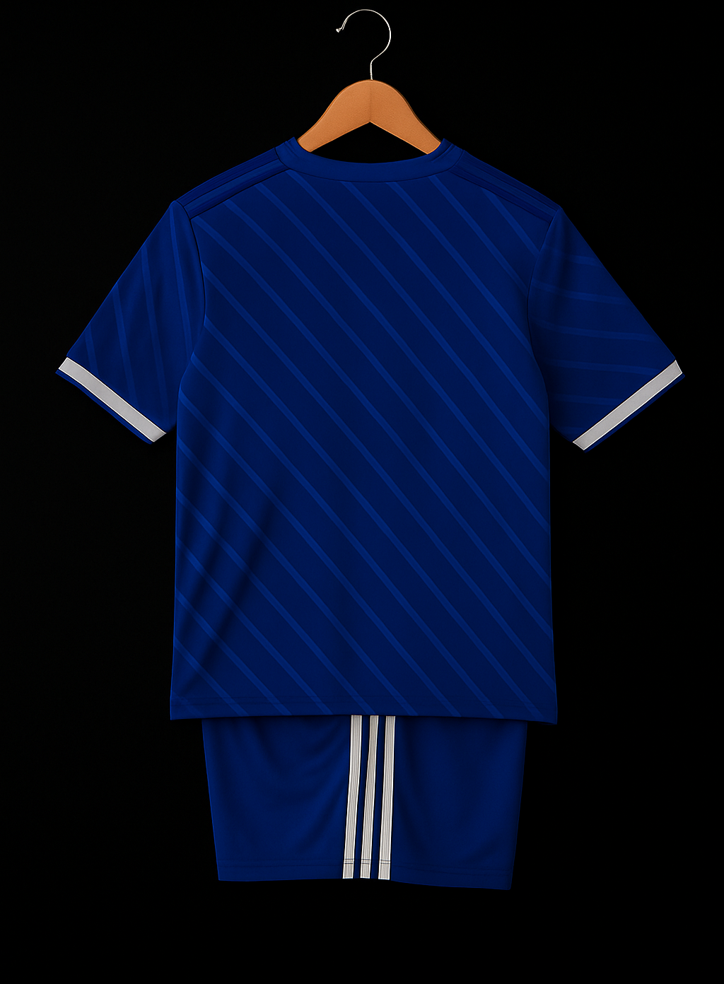 Real Madrid Royal Blue Edition Jersey Kit. (Embroidery)